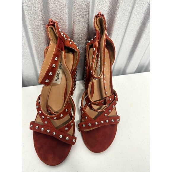 Steve Madden Red Heels Women's 7 - Picture 4 of 7